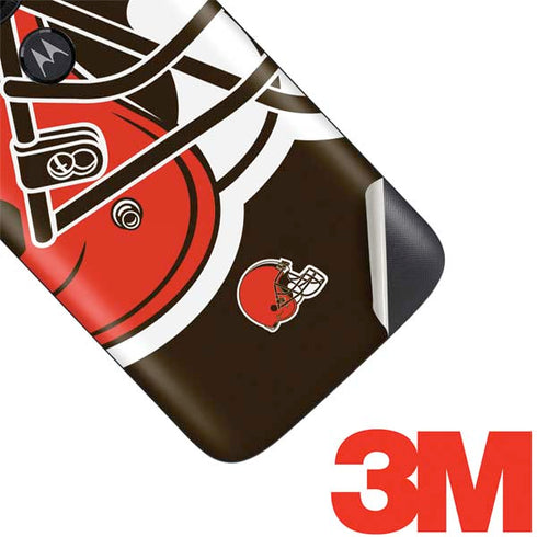 NFL Cleveland Browns Large Logo Moto E5 Play Skin